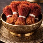 زعفران دسته سنتی خشک ۱ مثقالی